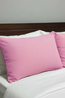 2'li Polycotton Yastık Kılıfı Pembe - Yastık Kılıfı