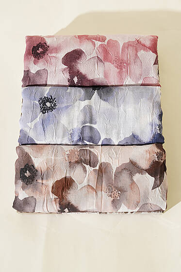 3'lü Soft Flora Bambu Kraş Şal Seti Asorti - Desenli Şal Seti