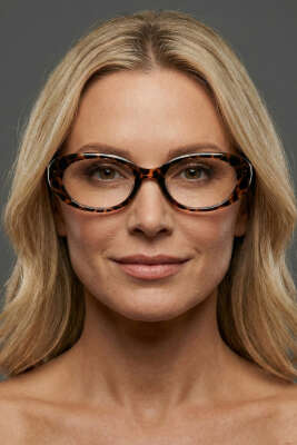 Adonis Serisi Şeffaf Gözlük Leopar 