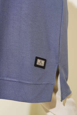 Armalı Oversize Tunik Gri - Tunik