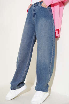 Baggy Salaş Kot Pantolon Kahve Tint - Pantolon