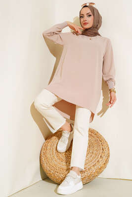 Basic Tunik Bej - Tunik