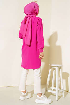 Basic Tunik Fuşya - Tunik