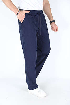 Bel İpli Erkek Jogger Pantolon Lacivert - JAGER FABEL