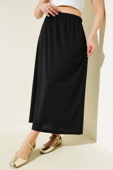 Bel Lastikli Jipon Siyah - 100-300 TL Ürünler