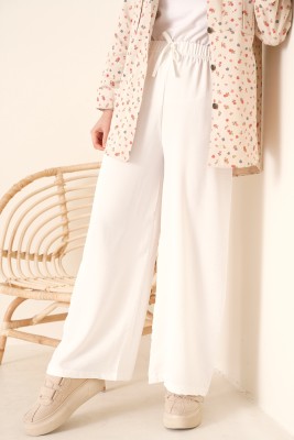 Beli ipli Salaş Beyaz Pantolon