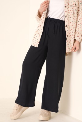 Beli ipli Salaş Siyah Pantolon