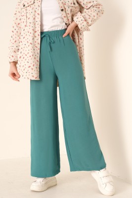 Beli ipli Salaş Yesil Pantolon