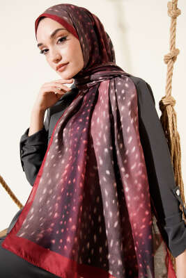 Ceylan Gözü Soft Şal Bordo