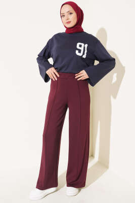 Çımalı Loyşa Pantolon Bordo - Pantolon