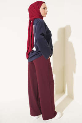 Çımalı Loyşa Pantolon Bordo - Pantolon