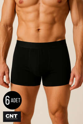 CNT 6'lı Erkek Boxer Siyah 