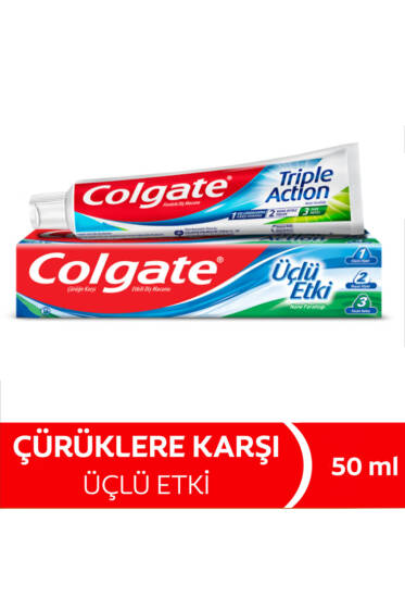 Colgate Üçlü Etki Diş Macunu 50 ml - Diş Macunu