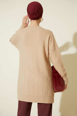 Damla Desen Yumoş Triko Kazak Latte - 300-500 TL Ürünler
