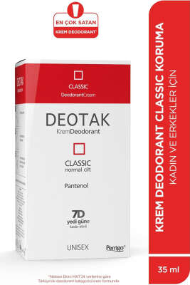 Deotak Classic Krem Deodorant 35 ml - Yılın Fırsatı