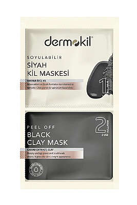 Dermokil Soyulabilir Siyah Kil Maskesi 2x7.5 ml - NEW WELL