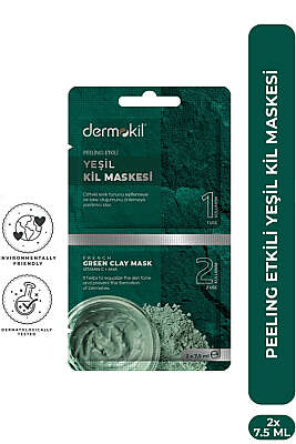 Dermokil Yeşil Kil Maskesi Peeling Etkili 2x7.5 ml - NEW WELL