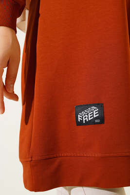 Design Free Armalı Uzun Tunik Taba - Tunik