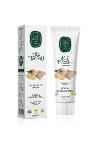 Eyüp Sabri Doğal Zencefil Özlü Diş Macunu 90 ml - Diş Macunu