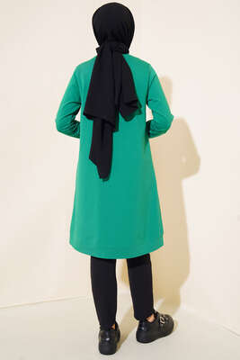 Fermuar Detaylı Tunik Benetton - Tunik