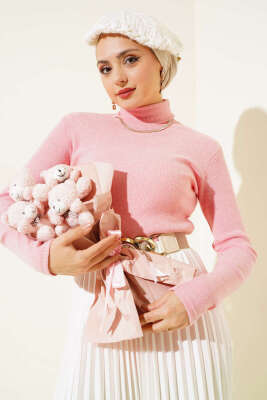 Fitilli Boğazlı Body Pudra 