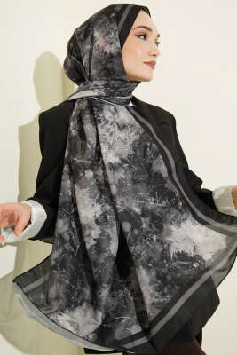 Galaksi Desen Lina Şal Antrasit 