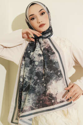 Galaksi Desen Lina Şal Bej - Başörtüsü