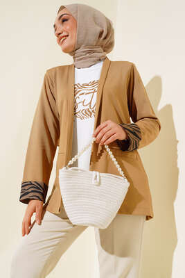 İçlikli Ceket İkili Takım Camel - PİYES COLLECTİON