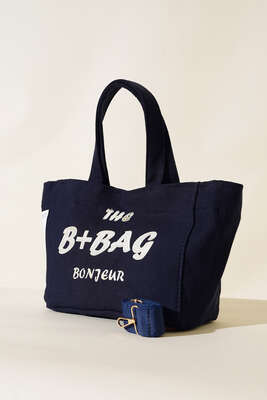 Kanvas Omuz Çantası Lacivert - Kol Çantası