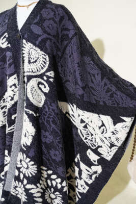 Karışık Desenli Panço Lacivert - Panço