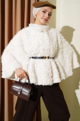 Kemerli Kuzu Panço Ekru - ENTER TEKSTİL