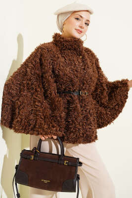 Kemerli Kuzu Panço Kahve - ENTER TEKSTİL