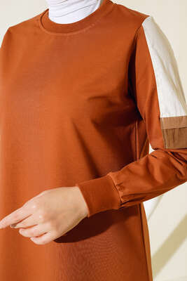 Kol Garnili Tunik Taba - Tunik