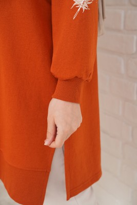 Kolu Çiçek Baskılı Taba Tunik - Tunik