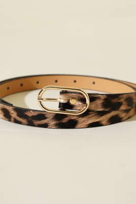 Leopar Desen Kemer Asorti 9 - Deri Kemer