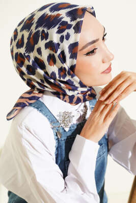Leopar Desenli Soft Eşarp Parlement