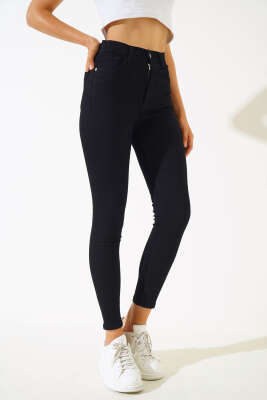 Likralı Skinny Jean Pantolon Siyah - ETTO PARK