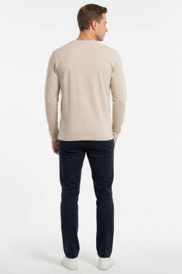Loyşa Basic Sweatshirt Taş - Erkek Sweatshirt