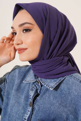 Medine İpeği Eşarp Lavanta