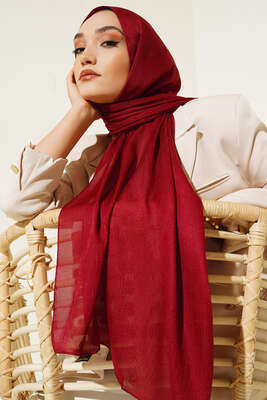 Melisa Şal Bordo -90 