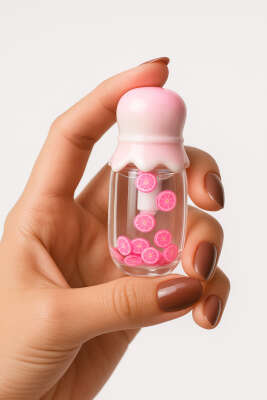 Meyve Desenli Dudak Parlatıcı Greyfurt