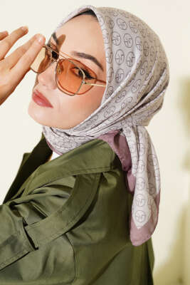 MK Desen Soft Eşarp Taş 