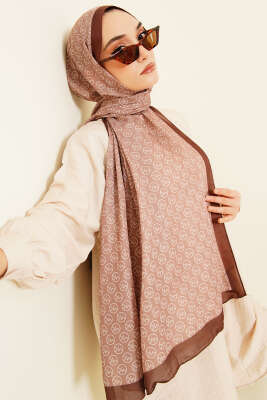 MK Desen Soft Şal Latte 