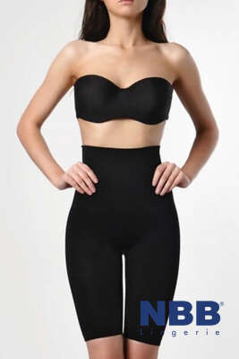 NBB Yüksek Bel Uzun Paçalı Korse Siyah