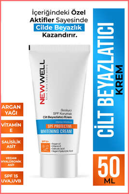 New Well Besleyici SPF Korumalı Cilt Beyazlatıcı Krem - Yılın Fırsatı