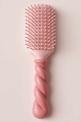 Örgü Kıvrımlı Tarak Pembe