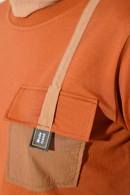 Paraşüt Cep Model Tunik Taba - Tunik
