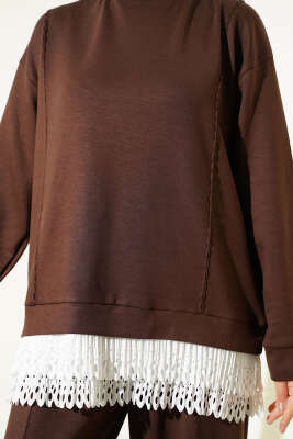 Pilise Garnili Takım Kahve - İkili Takım