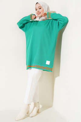 Polyelit Çizgi Detaylı Tunik Benetton - Tunik