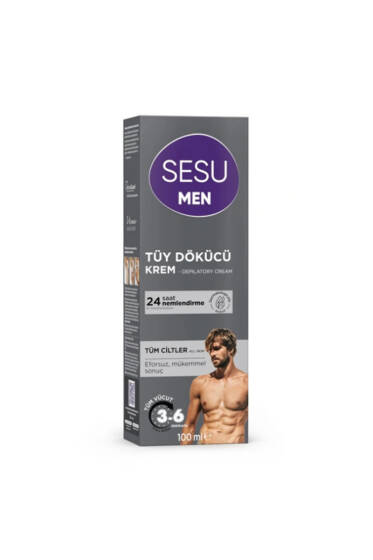 Sesu Men Tüy Dökücü Krem 100 ml - Tüy Dökücü